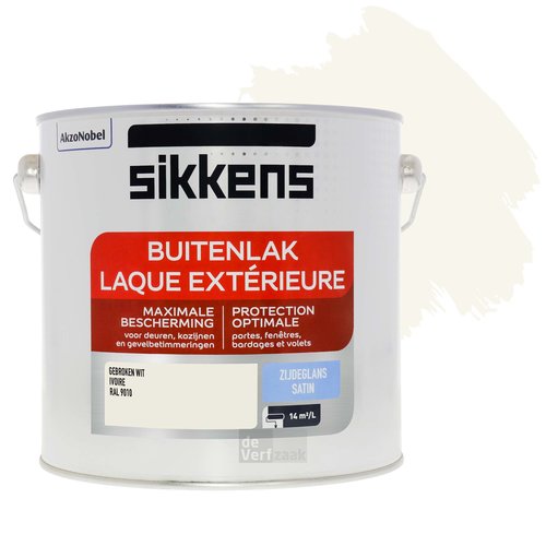 Sikkens Buitenlak Zijdeglans - RAL 9010