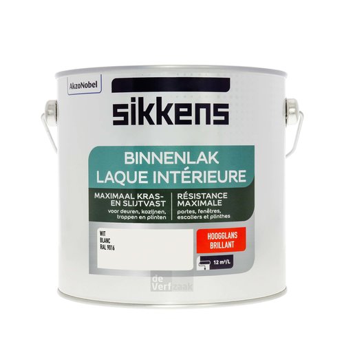 Sikkens Binnenlak Hoogglans - RAL9016