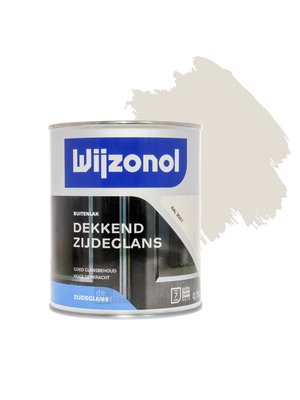 Wijzonol Dekkend Zijdeglanslak 750 ml RAL 9001