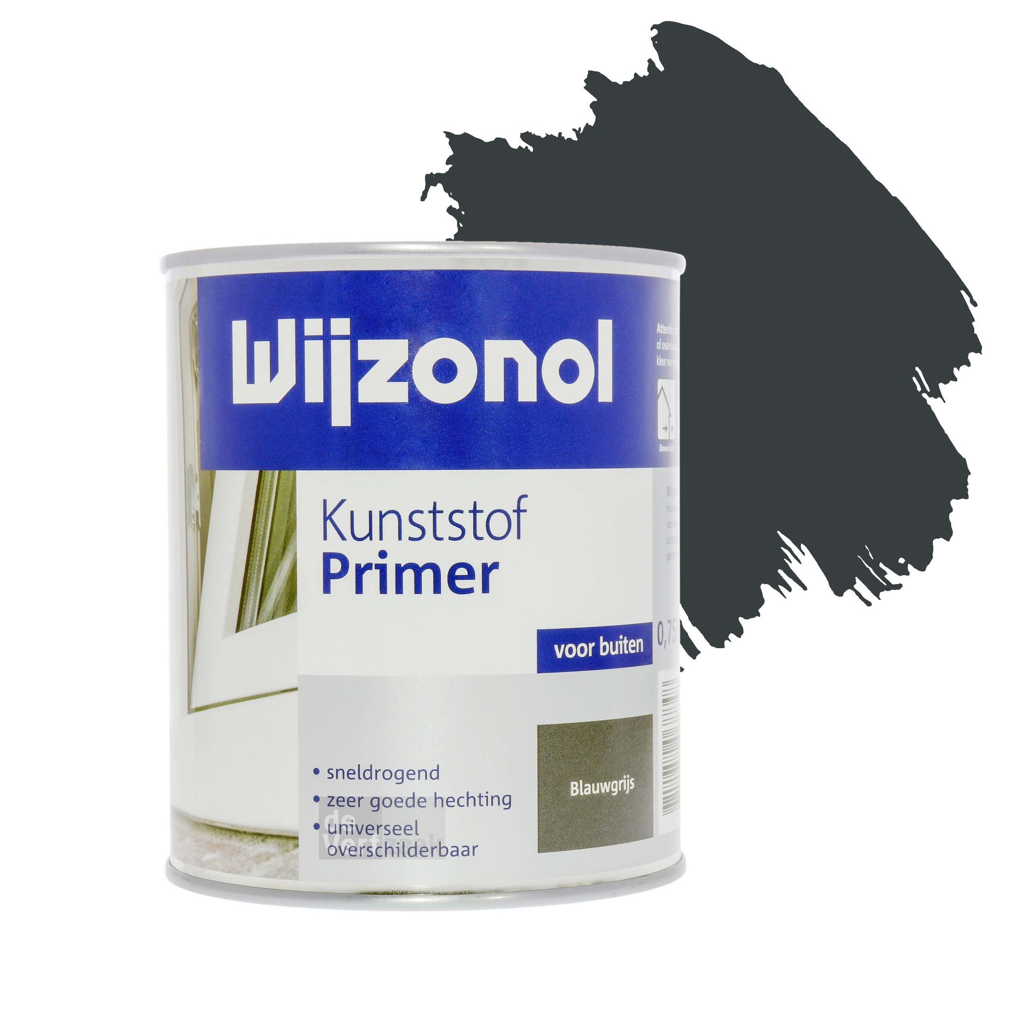 Wijzonol Kunststof Primer Blauwgrijs