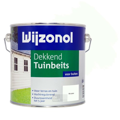 Wijzonol Dekkend Tuinbeits - RAL 9010