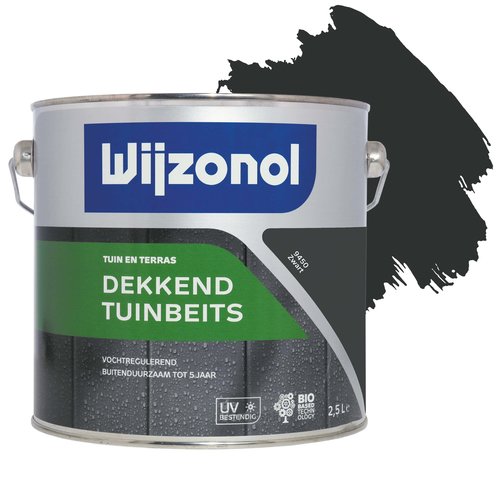 Wijzonol Dekkend Tuinbeits - Zwart