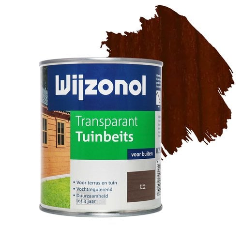 Wijzonol Transparant Tuinbeits - Teak