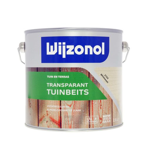 Wijzonol Transparant Tuinbeits - Whitewash