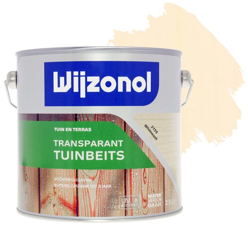 Wijzonol Transparant Tuinbeits - Whitewash
