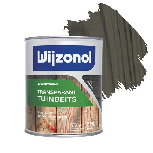 Wijzonol Transparant Tuinbeits - Antraciet