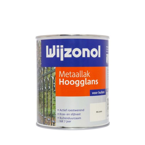 Wijzonol Metaallak Hoogglans RAL 9010