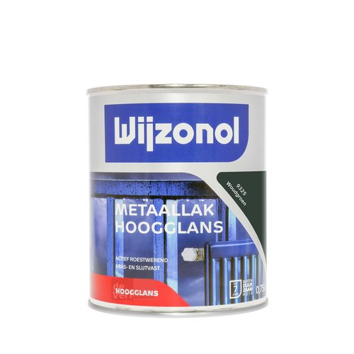 Wijzonol Metaallak Hoogglans 9325 Woudgroen