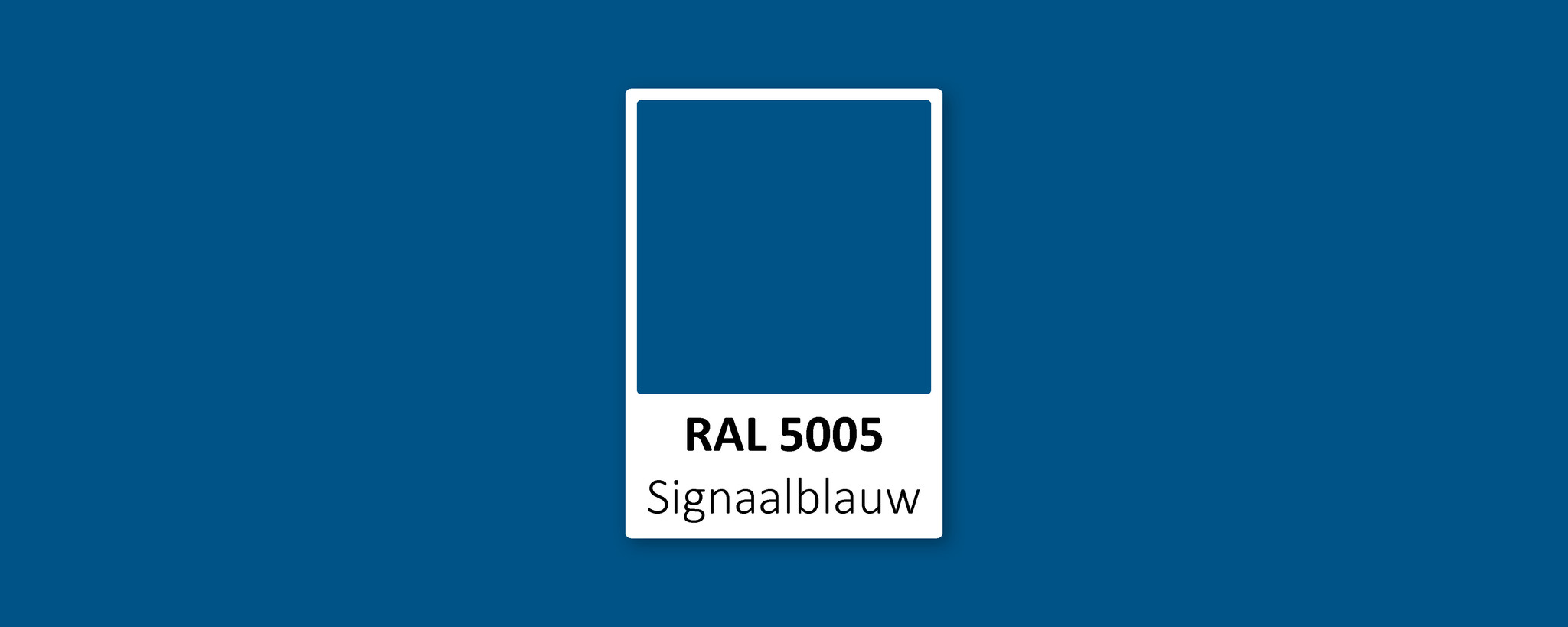 RAL 5005: Signaalblauw