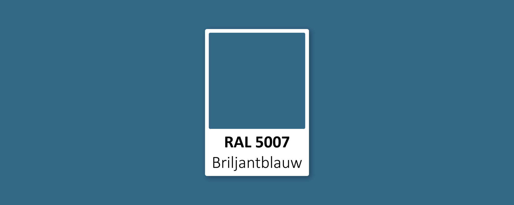 RAL 5007: Briljantblauw