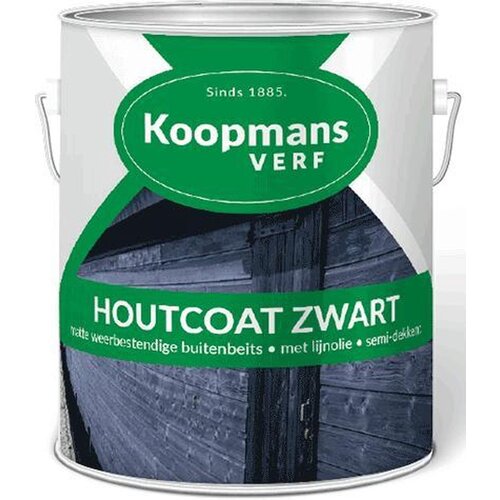 Koopmans Houtcoat Zwart
