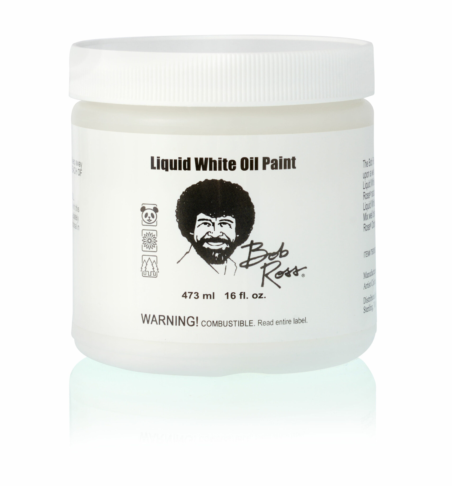 Bob Ross Medium Liquid White 473ml kopen? De Verfzaak