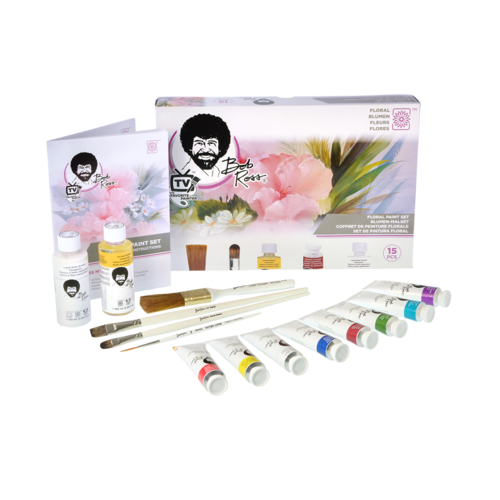 Bob Ross Olieverf Floral Painting Set