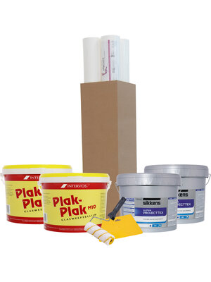 Complete Renovlies Set Sikkens Alpha Projecttex - RAL 9010