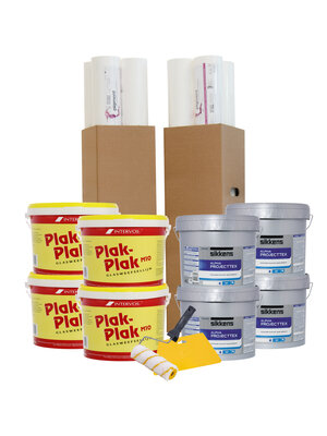 Complete Renovlies Set Sikkens Alpha Projecttex - RAL 9010
