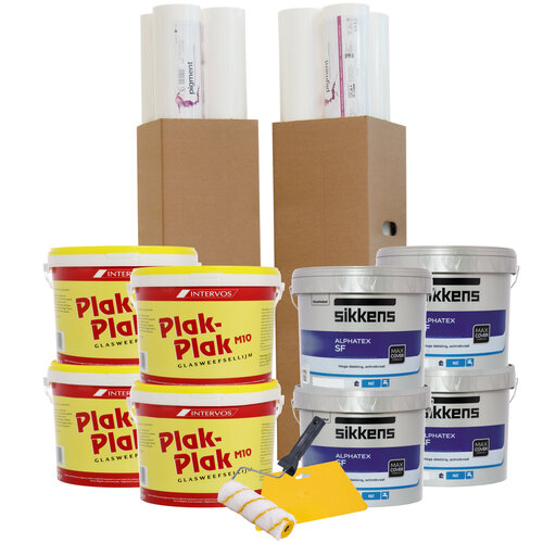 Complete Renovlies Set Sikkens Alphatex SF - RAL 9010