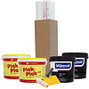 Complete Renovlies Set Wijzonol Wijzotex Mat - RAL 9010