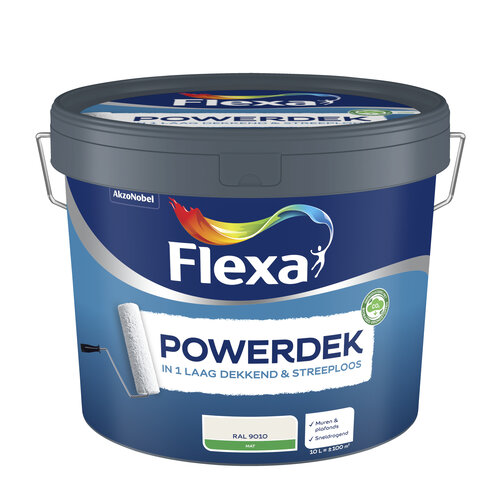 Flexa Powerdek Muren & Plafonds - RAL 9010