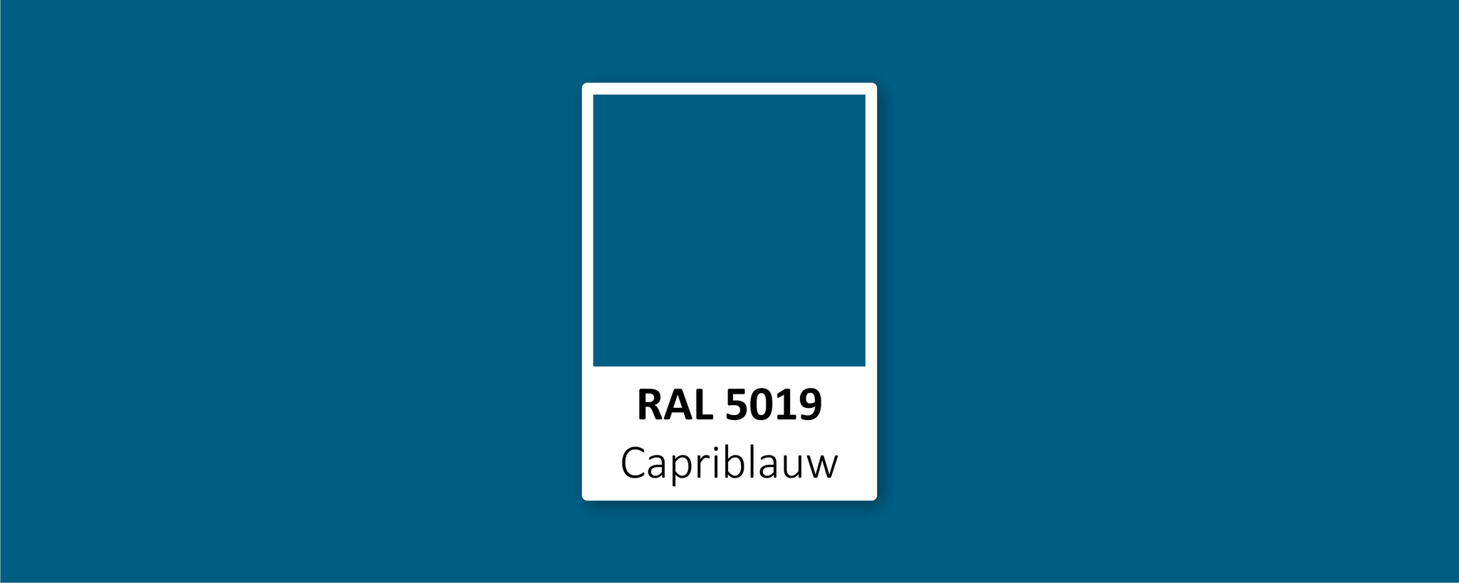 RAL 5019: Capriblauw - De Verfzaak