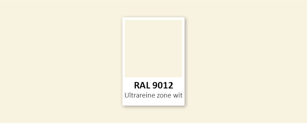 RAL 9012: Ultrareine zone wit