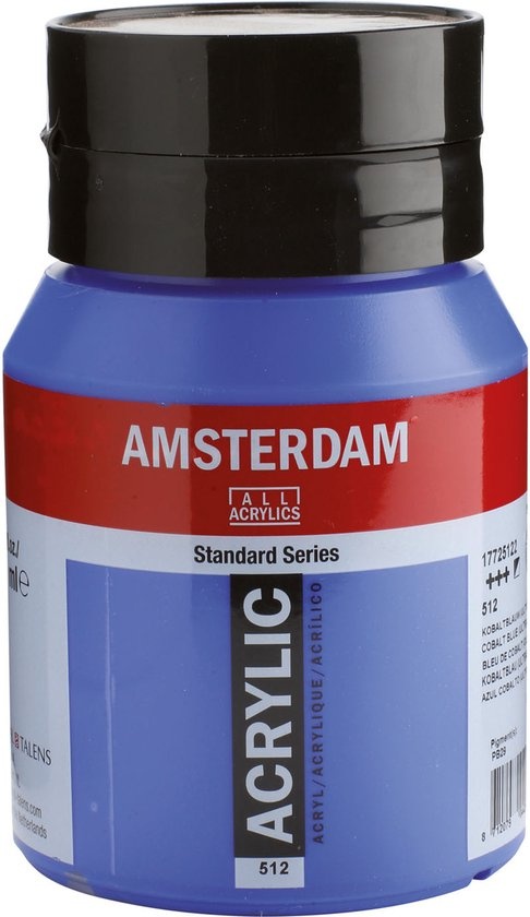 Amsterdam Standard Acrylverf 500ml 512 Kobaltblauw