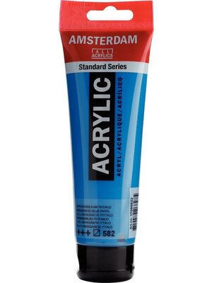 Royal Talens Amsterdam Acrylverf 120 ml - Mangaanblauw Phthalo 582