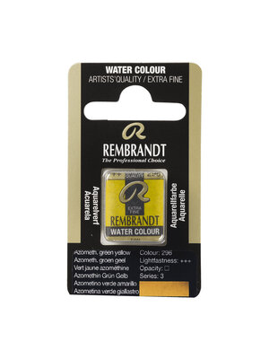 Rembrandt Aquarelverf Napje - Azomethine Groen Geelachtig #296