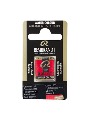 Rembrandt Aquarelverf Napje - Cadmiumrood #305