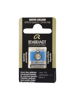 Rembrandt Aquarelverf Napje - Ceruleumblauw (Phtalo) #535 Rembrandt Aquarelverf Napje - Ceruleumblauw (Phtalo) #535