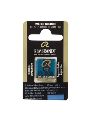Rembrandt Aquarelverf Napje - Ceruleumblauw Donker #550 Rembrandt Aquarelverf Napje - Ceruleumblauw Donker #550