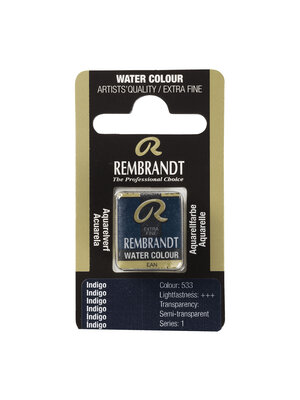 Rembrandt Aquarelverf Napje - Indigo #533 Rembrandt Aquarelverf Napje - Indigo #533