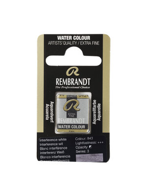 Rembrandt Aquarelverf Napje - Interference Wit #843