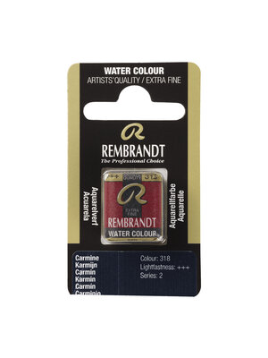 Rembrandt Aquarelverf Napje - Karmijn #318 Rembrandt Aquarelverf Napje - Karmijn #318