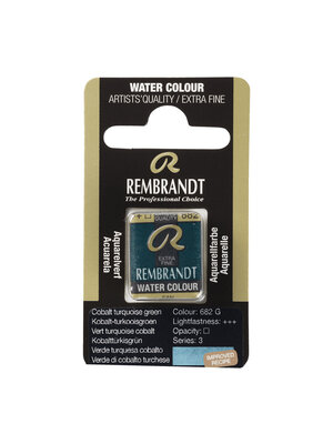Rembrandt Aquarelverf Napje - Kobalt-Turkooisgroen #682