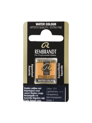 Rembrandt Aquarelverf Napje - Napelsgeel Rood #224 Rembrandt Aquarelverf Napje - Napelsgeel Rood #224