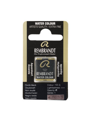 Rembrandt Aquarelverf Napje - Oxydzwart #735 Rembrandt Aquarelverf Napje - Oxydzwart #735