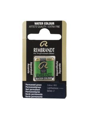 Rembrandt Aquarelverf Napje - Permanentgroen #662
