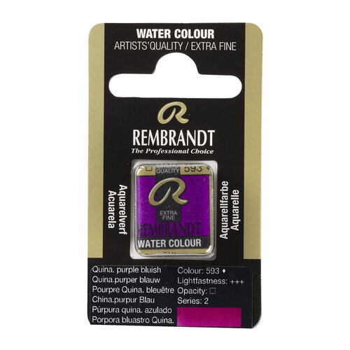Rembrandt Aquarelverf Napje - Quinacridonepurper Blauwachtig #593