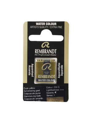 Rembrandt Aquarelverf Napje - Schemering Geel #230 Rembrandt Aquarelverf Napje - Schemering Geel #230