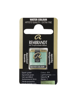 Rembrandt Aquarelverf Napje - Sprankel Groen #864 Rembrandt Aquarelverf Napje - Sprankel Groen #864