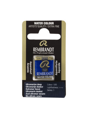 Rembrandt Aquarelverf Napje - Ultramarijn Donker #506 Rembrandt Aquarelverf Napje - Ultramarijn Donker #506