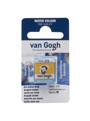 Van Gogh Aquarelverf Napje - Azogeel Donker #270 Van Gogh Aquarelverf Napje - Azogeel Donker #270
