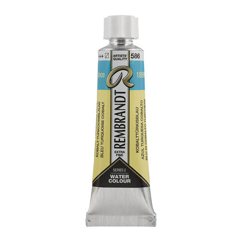 Rembrandt Aquarelverf Tube 10 ml - Kobalt-Turkooisblauw #586