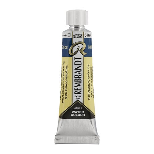 Rembrandt Aquarelverf Tube 10 ml - Phtaloblauw Groenachtig #576