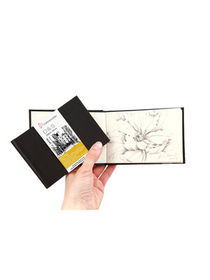 Hahnemuhle Tekenboek D&S Artist - 140 gr Zwart - 80 Vellen