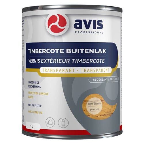 Avis Timbercote Transparant Hoogglans - Licht Grenen