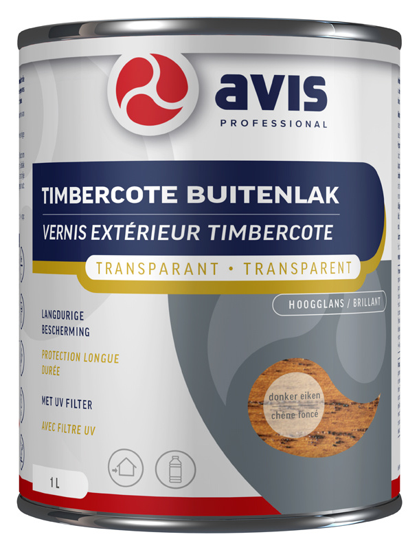 Avis Timbercote Transparant Hoogglans - Donker Eiken