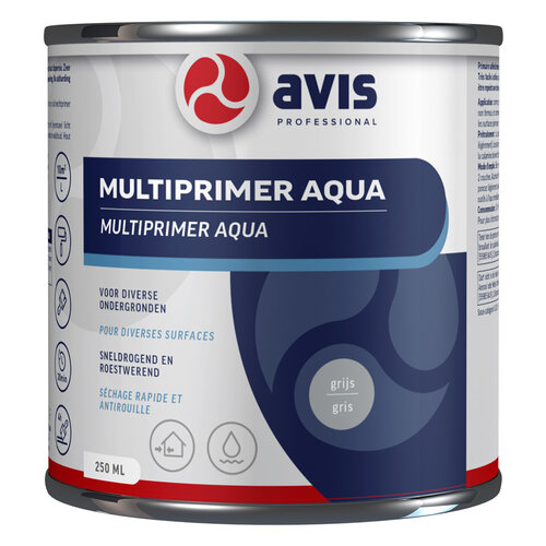 Avis Aqua Multi Primer - (Kiezel)Grijs