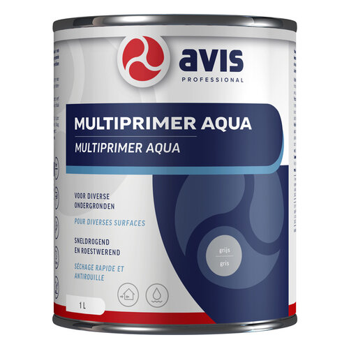 Avis Aqua Multi Primer - (Kiezel)Grijs