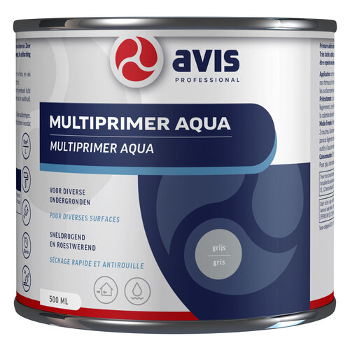 Avis Aqua Multi Primer - (Kiezel)Grijs